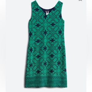 Stitch Fix Magnolia Grace reversible navy and green dress